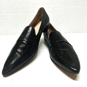 27 Edit black leather loafers size 9.5